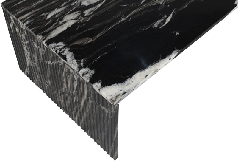Pienza Marble Coffee Table in Black - 99096Black-CT