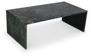 Pienza Marble Coffee Table in Green - 99096Green-CT