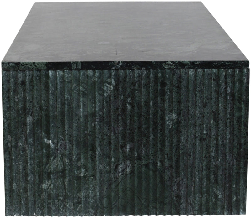 Pienza Marble Coffee Table in Green - 99096Green-CT