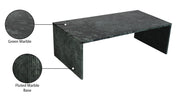 Pienza Marble Coffee Table in Green - 99096Green-CT