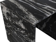 Pienza Marble End Table in Black - 99096Black-ET