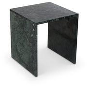 Pienza Marble End Table in Green - 99096Green-ET