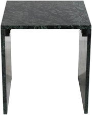 Pienza Marble End Table in Green - 99096Green-ET