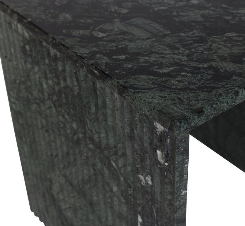 Pienza Marble End Table in Green - 99096Green-ET