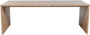 Pienza Travertine Coffee Table in Natural - 99098Travertine-CT