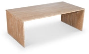 Pienza Travertine Coffee Table in Natural - 99098Travertine-CT