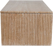 Pienza Travertine Coffee Table in Natural - 99098Travertine-CT