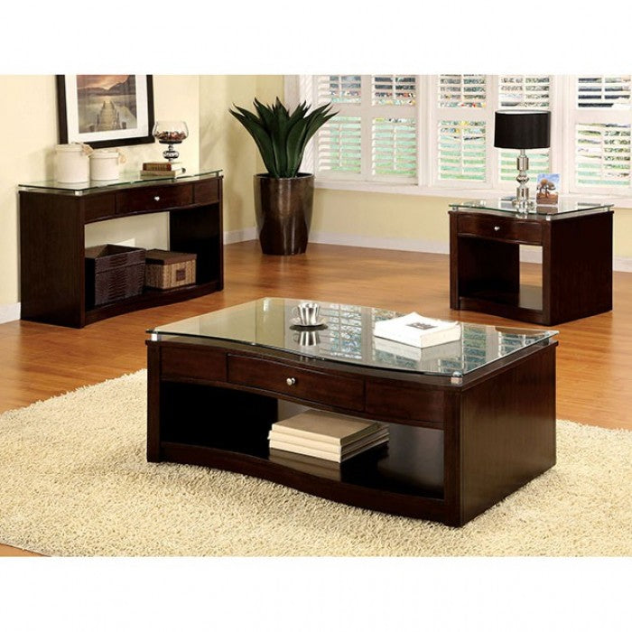 Pierce Brown Cherry Sofa Table - CM4780S