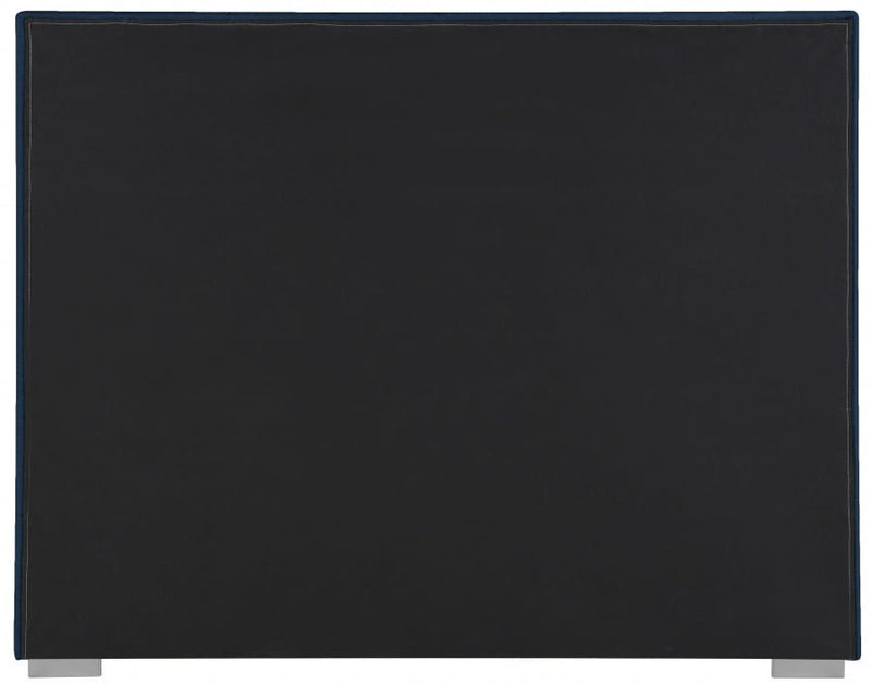Pierce Linen Textured Full Bed Blue - PierceNavy-F