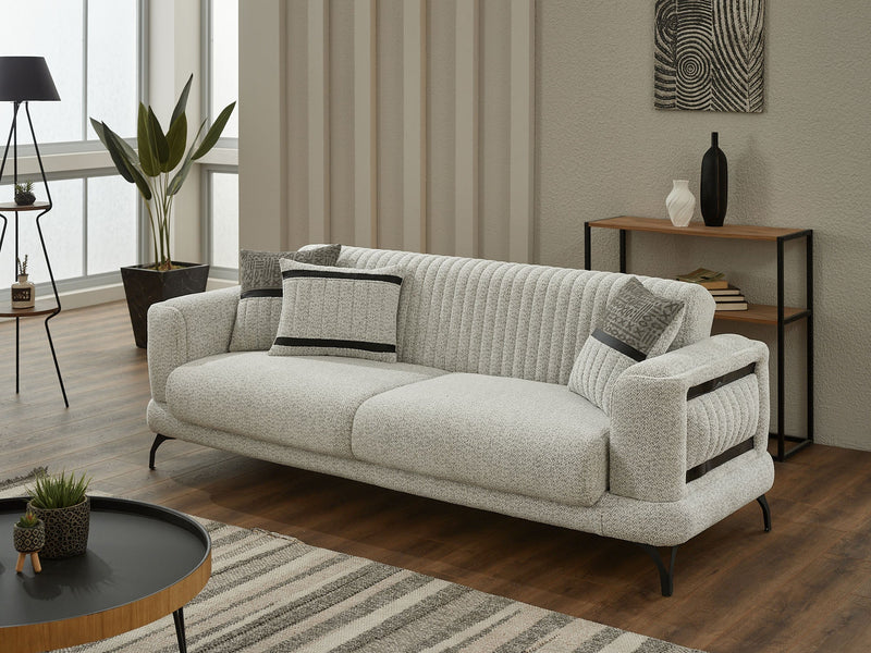Pierra Convertible Loveseat in White - 200-SIM-PIE-CALVE16-2