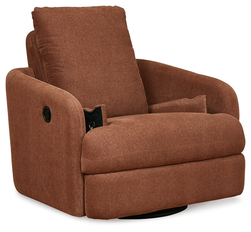 Pillar Peak 5-Piece Sectional with Recliner in Spice - PKG018612