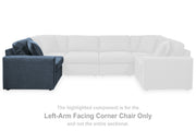 Pillar Peak Ink Left-Arm Facing Corner Chair - 9210164
