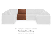 Pillar Peak Spice Armless Chair - 9210246