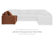 Pillar Peak Spice Left-Arm Facing Corner Chair - 9210264