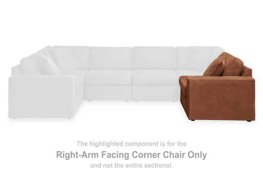 Pillar Peak Spice Right-Arm Facing Corner Chair - 9210265