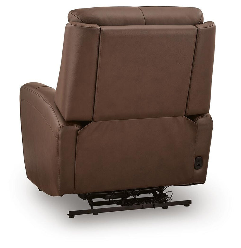 Pincara Umber Power AutoGlide Recliner with Audio System - PCU1380242A