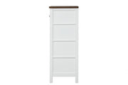 Pinetop White/Dark Brown Chest - FM7171WH-C