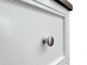 Pinetop White/Dark Brown Nightstand - FM7171WH-N