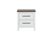 Pinetop White/Dark Brown Nightstand - FM7171WH-N