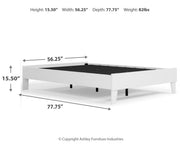 Piperton Full Platform Bed - Gate FurnitureFull Bed