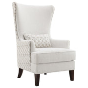 Pippin Upholstered High Wingback Accent Chair Latte - 904066