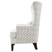 Pippin Upholstered High Wingback Accent Chair Latte - 904066