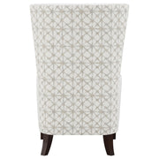 Pippin Upholstered High Wingback Accent Chair Latte - 904066