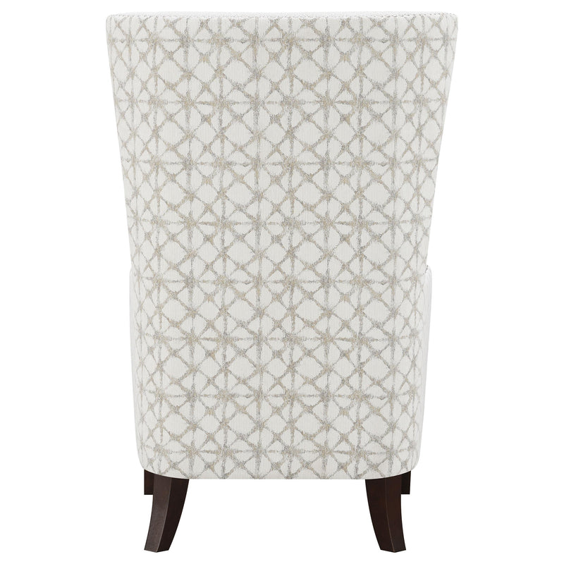 Pippin Upholstered High Wingback Accent Chair Latte - 904066