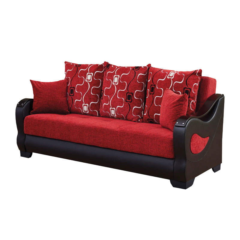 Pittsburgh Red Sleeper Living Room Set - Gate FurnitureLiving Room Set
