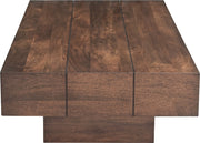 Plank Mango Wood Coffee Table in Brown - 63011Brown-CT