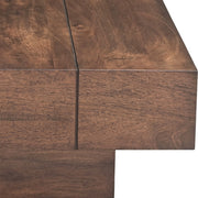 Plank Mango Wood Coffee Table in Brown - 63011Brown-CT