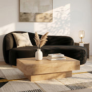 Plank Mango Wood Coffee Table in Natural - 63011Natural-CT