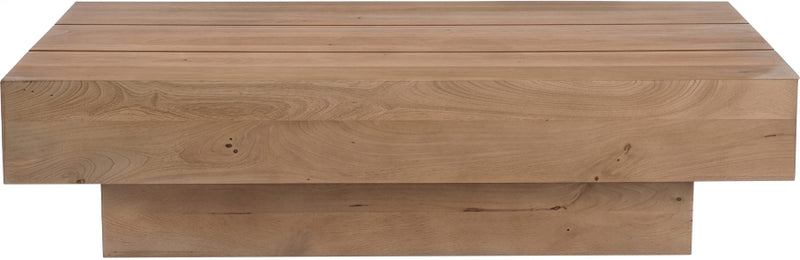 Plank Mango Wood Coffee Table in Natural - 63011Natural-CT