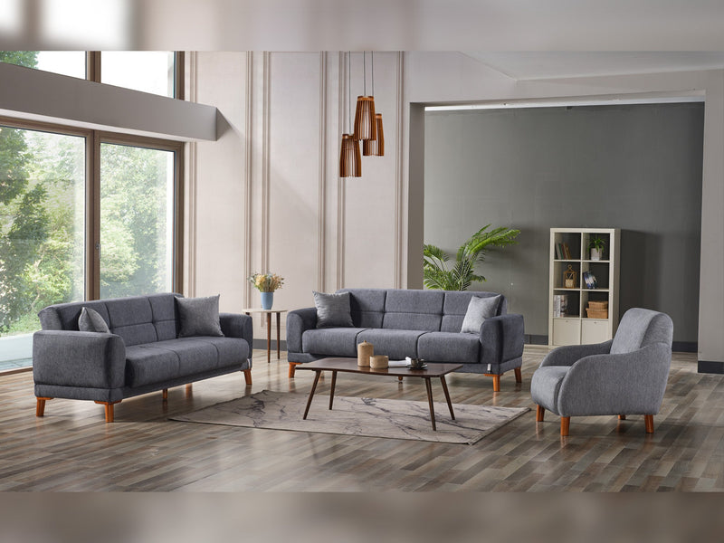 Platin 3-pieces (Sofa & Loveseat & Chair) Livingroom in Beige - 200-ELIF-PLA-A401-321