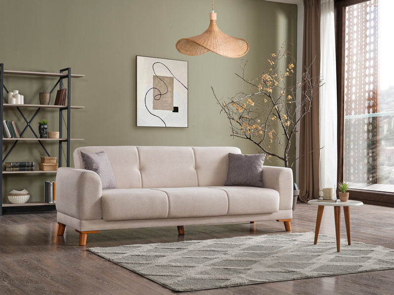 Platin 3-pieces (Sofa & Loveseat & Chair) Livingroom in Beige - Brick - 200-ELIF-PLA-A403-321