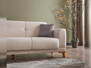 Platin 3-pieces (Sofa & Loveseat & Chair) Livingroom in Beige - Brick - 200-ELIF-PLA-A403-321