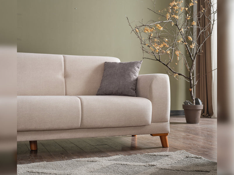 Platin 3-pieces (Sofa & Loveseat & Chair) Livingroom in Beige - Brick - 200-ELIF-PLA-A403-321