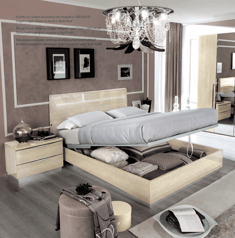 Platinum Bedroom Betullia Sabbia By Camelgroup – Italy Set - Gate Furniture