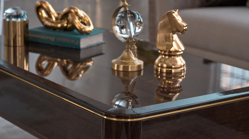 Plaza Coffee Table (Plaza Walnut) - Gate FurnitureCoffee Table