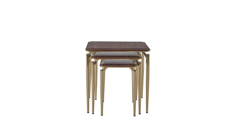 Plaza Nesting Table (Plaza Walnut) - Gate FurnitureEnd Table
