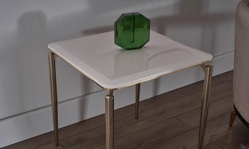 Plaza Side Table (Ivory) - 22PZA3306FSFS