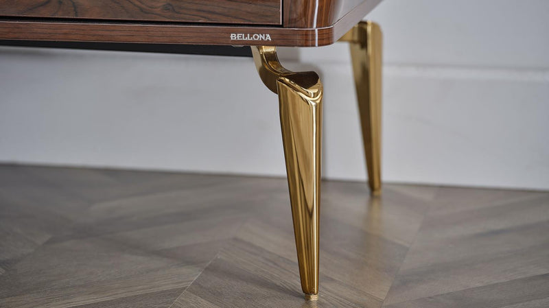 Plaza Tv Stand (Plaza Walnut (Plaza Teks) - Gate FurnitureTV Stand