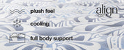 Plush Luxe 2.0 Blue Queen Mattress - M49731