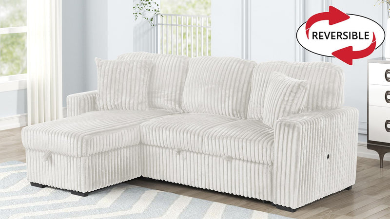 Plush Sectional Sofa Cream - Plush Sectional Sofa Cream