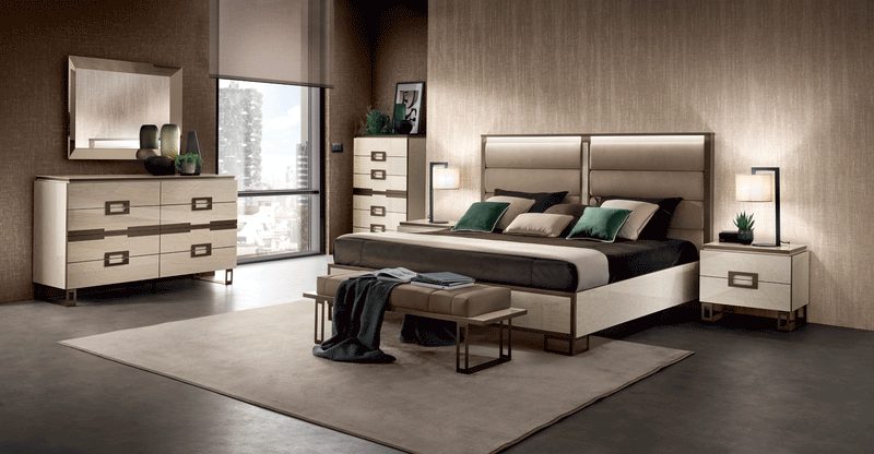 Poesia Bedroom W/ Light Set - Gate Furniture