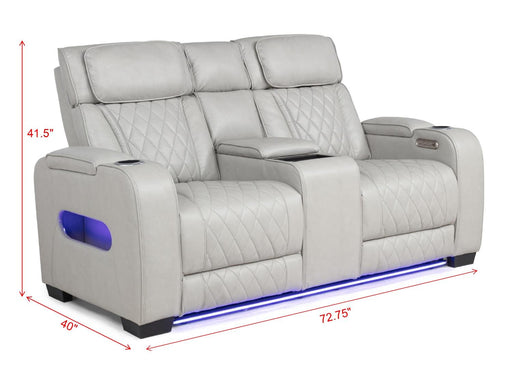 Polax Power Loveseat W/ PWR Headrest - L401-2