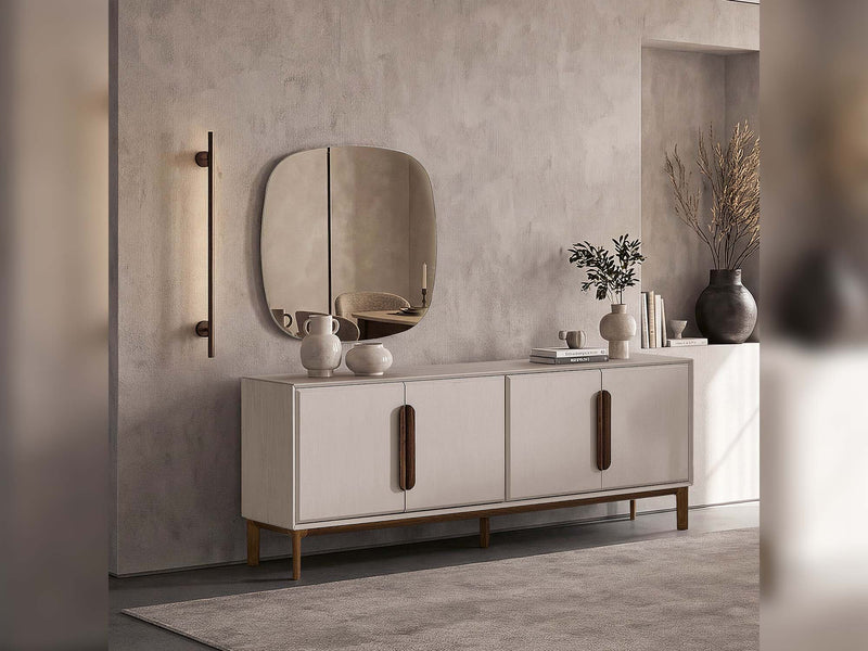 Polo El Diningroom (Consol With Mirror & Dining Table & 6 Dining Chair) - 200-ELI-POL-DT-6-SET