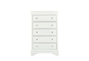 Pompei Metallic White Chest - Gate FurnitureChest
