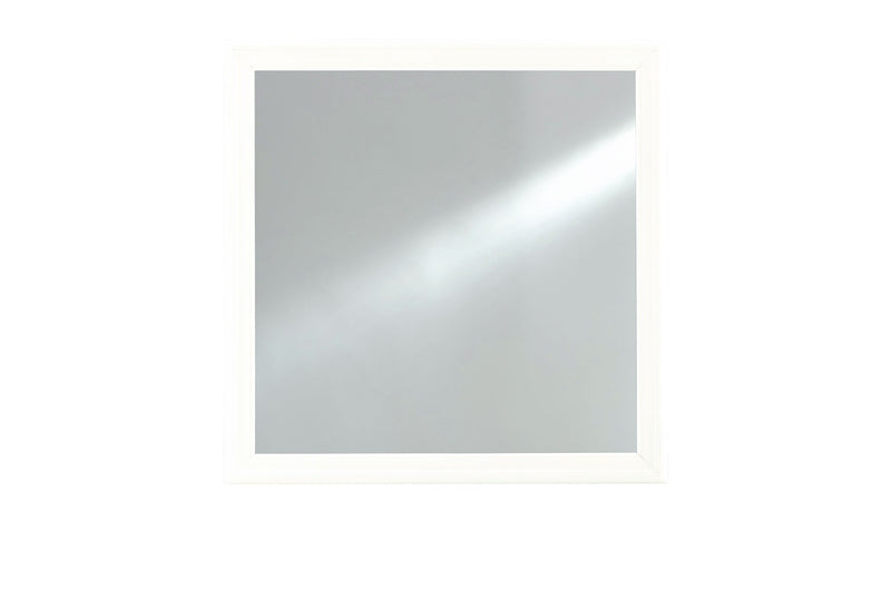 Pompei Metallic White Mirror - POMPEI-METALLIC WHITE-MR - Gate Furniture