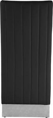 Porsha Vegan Leather Upholstered Dining Chair in Black, Set of 2 - 750Black-C